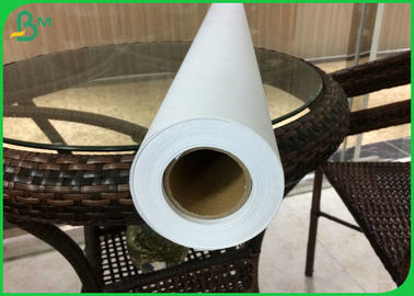 کاغذ نقشه برداری بزرگ رنگ سفید 36 × 150 CAD برای چاپگر نقشه برداری کانن