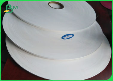 کاغذ کرافت سفید رول 28gsm کاغذ بسته بندی درجه غذایی 25mm عرض