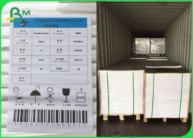 UWF کاغذ بدون پوشش چوبی 100gm 120gm OBA رایگان در ورق
