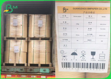 FDA 60gm کاغذ کرافت غیر سفید 15mm رول برای ساخت کاغذ تنباکو