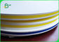 28gr 60gr رنگ کاغذ شکاف چاپ شده FSC &amp;amp; SGS برای نی نی کاغذ درجه یک از مواد غذایی سفید