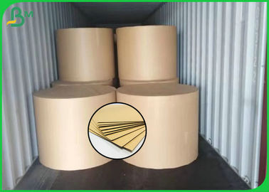 160GSM کیفیت خوب رنگ قهوه ای کارت کرفت برای ساخت جعبه ذخیره سازی