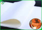 رول کاغذ مخصوص مواد غذایی درجه 30 گرم - 40 گرم Greaseproof White Color برای بسته بندی مواد غذایی