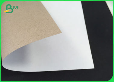 کاغذی سفید بازیافت شده برای پوشه های کارتونی 140gm 170gm