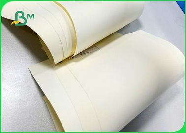 60 70 80gsm کاغذ بدون چوب / کاغذ آفست کرم یا رنگ دیگر در رول