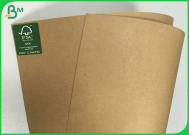 ضد پیچ و تاب پالپ خالص کاغذ کرافت قهوه ای رول 190g 200g 230g 250g