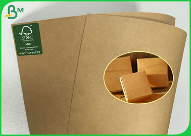 ضد پیچ و تاب پالپ خالص کاغذ کرافت قهوه ای رول 190g 200g 230g 250g
