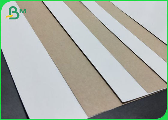 FSC FDA تأیید درجه غذایی سفید کاغذ کرافت 120 گرم - 250 گرم خمیر چوب