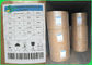 رول کاغذ بسته بندی شده بافی بامبو 70gsm قهوه ای با کاغذ مخصوص بسته بندی سازگار با محیط زیست