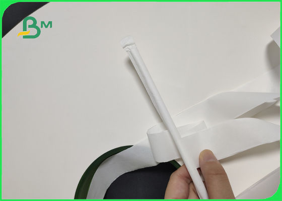 کاغذ بسته بندی کاه مواد غذایی برای کاه آشامیدنی 32mm 44mm 24 26 28gsm