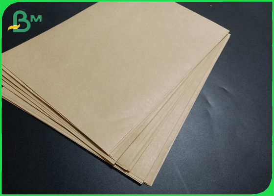 FDA گواهی 50gsm 50gsm 60gsm بسته بندی مواد غذایی کاغذ کرافت قهوه ای طبیعی