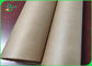 کاغذ رول کاغذ کرافت خالص 40gsm 30 &quot;X 150ft کاغذ بازیافتی قهوه ای برای بسته بندی
