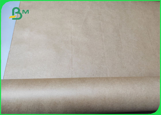 1.4 متر X 300 متر کاغذ بسته بندی کاغذ 80gsm بسته کاغذ رول رنگ قهوه ای