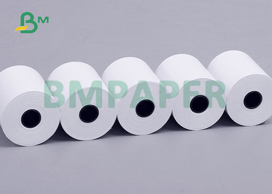 رول کاغذ چاپ حرارتی 55 گرمی برای رسید ATM POS 600 میلی متر 650 میلی متر بدون BPA