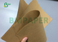 کاغذ کرافت قهوه ای 35 اینچی بازیافتی با استحکام بالا 70 گرم 80 گرم 90 گرم برای ساخت کیسه های آرد