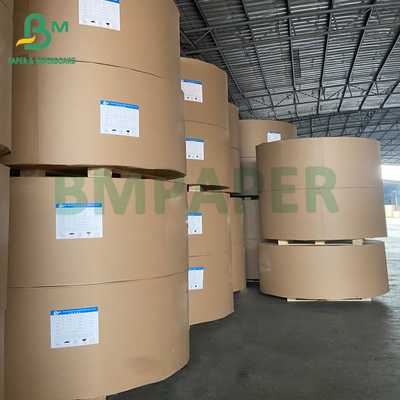 70 گرام 90 گرام کاغذ کرافت قهوه ای نیمه کششی برای کیسه بسته بندی