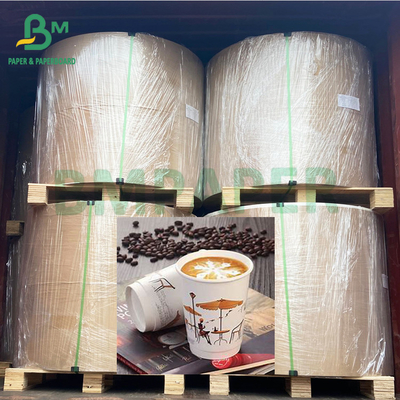 کاسه نودلز 225gm ضد آب PE پوشش قهوه جام کاغذ رول