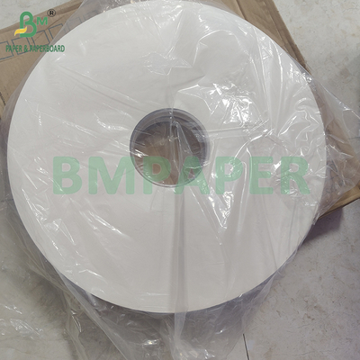 24gsm 28gsm چاپی و PE پوشش داده شده کاغذ بسته بندی کاه سفید رول 50mm 44mm