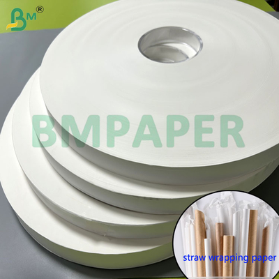 24g 28g ایمنی مواد غذایی کاغذ بسته بندی کاه در 27mm 28mm 29mm