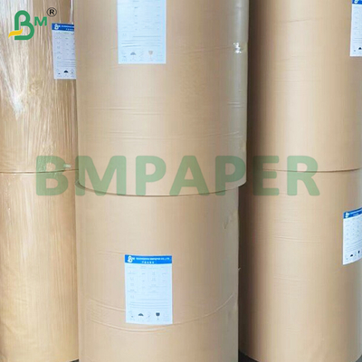 75gsm یک طرف درخشان یک طرف مات قدرت مرطوب برچسب کاغذ رول