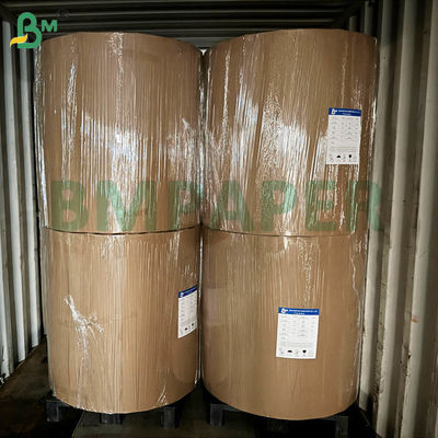 140 گرم 170 گرم تخته لاینر سفید بدون روکش، تخته کانتینری بازیافتی، رول