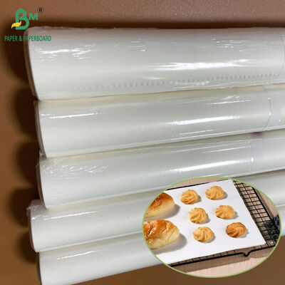 بدون چسبیدن 38gm 40gm کاغذ پرچم سفید مقاوم در برابر گرما برای پخت و پز مواد غذایی