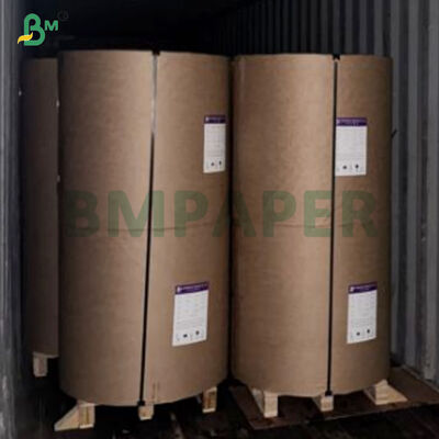 100٪ پالپ چوبی ناب 75gsm 80gsm 85gsm کاغذ کرفت قهوه ای برای ساخت کیسه های کاغذی