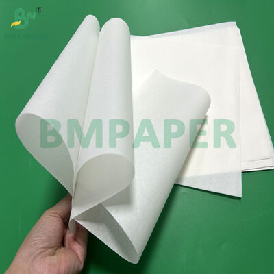 کاغذ روغنی مقاوم در برابر چربی 45 گرمی 50 گرمی برای بسته‌بندی فست فود 70 × 100 سانتی‌متر